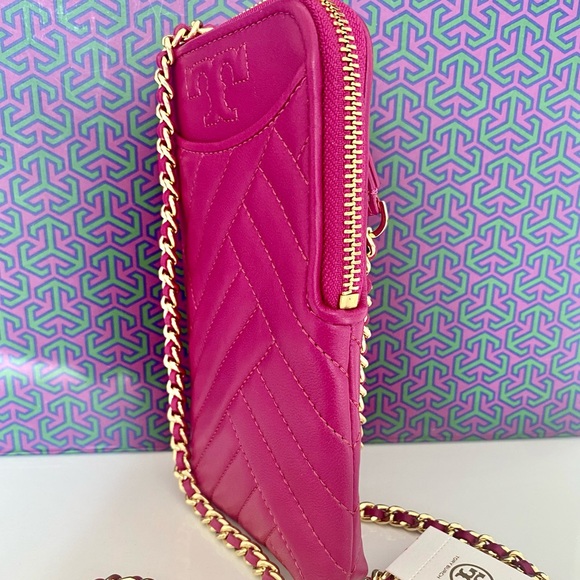 🍀💜NEW💜Tory Burch Alexa Phone Crossbody bag/shoulder bag/leather - Picture 4 of 9